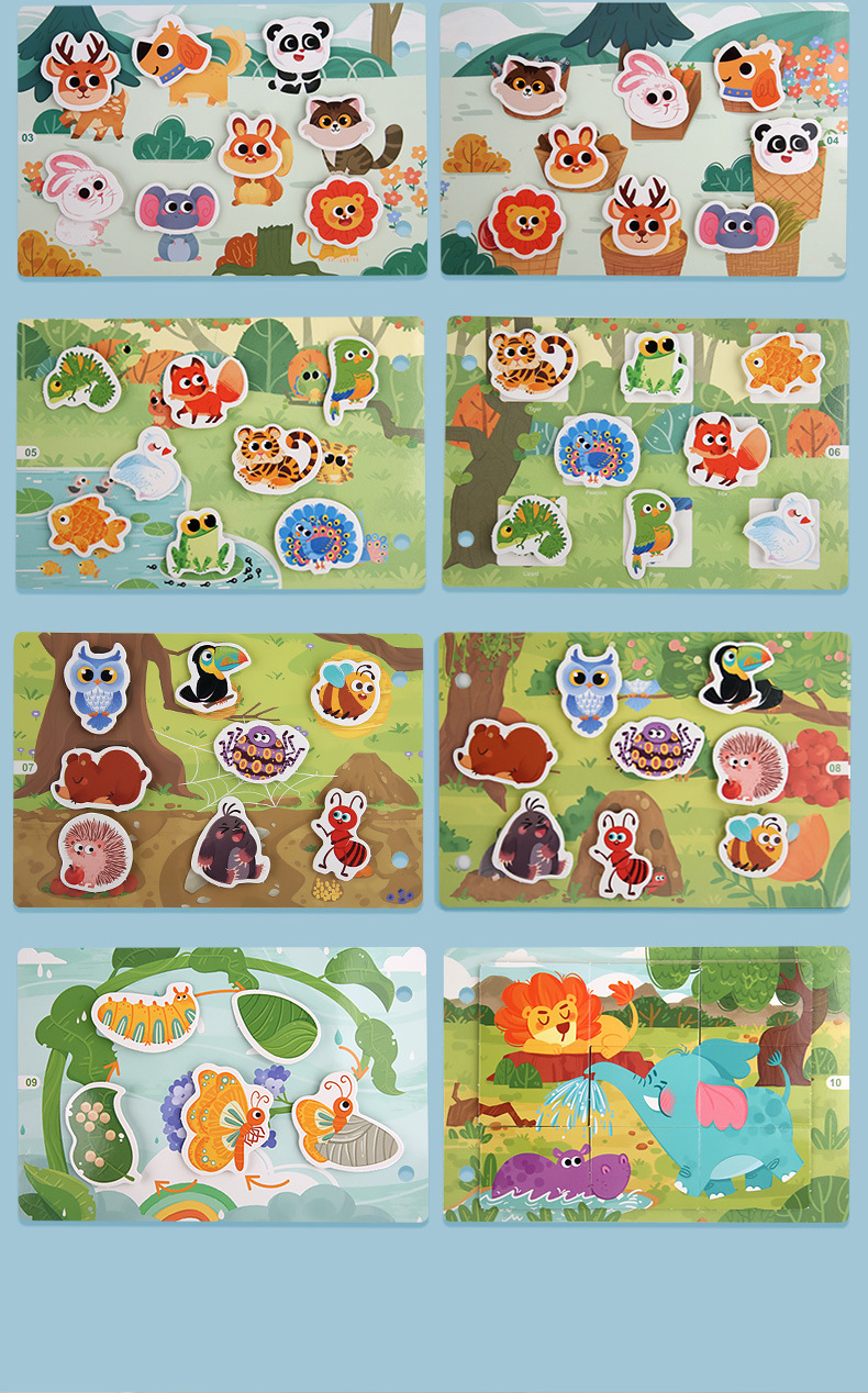 CPCCE跨境busybook儿童小号安静书启蒙早教忙碌书益智玩具粘贴书详情15