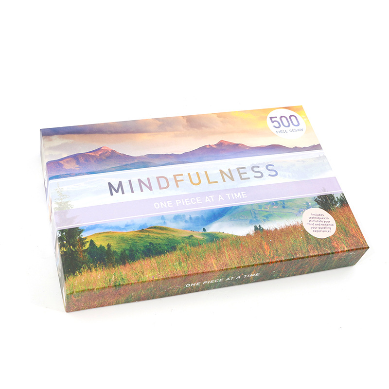 定制 跨境成人拼图500片风景拼版纸质益智玩具创意拼图详情5