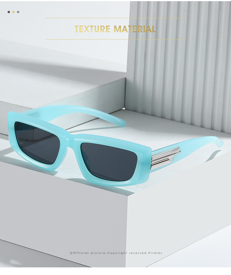 2023春季新款跨镜个性时尚太阳镜 韩版大框骑行出游百搭墨镜女详情2