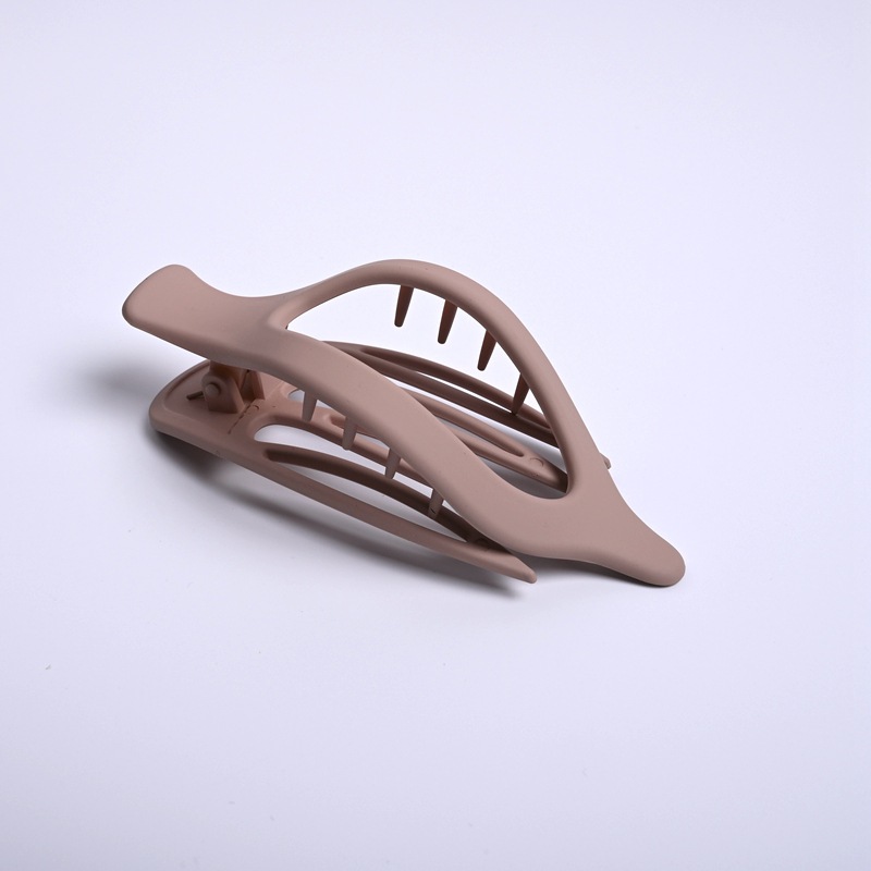 Large oval duckbill hairpin, matte scratch-off hairpin, high-end hairpin, shark clip at the back of the head, straight hairpin accessory pic 23