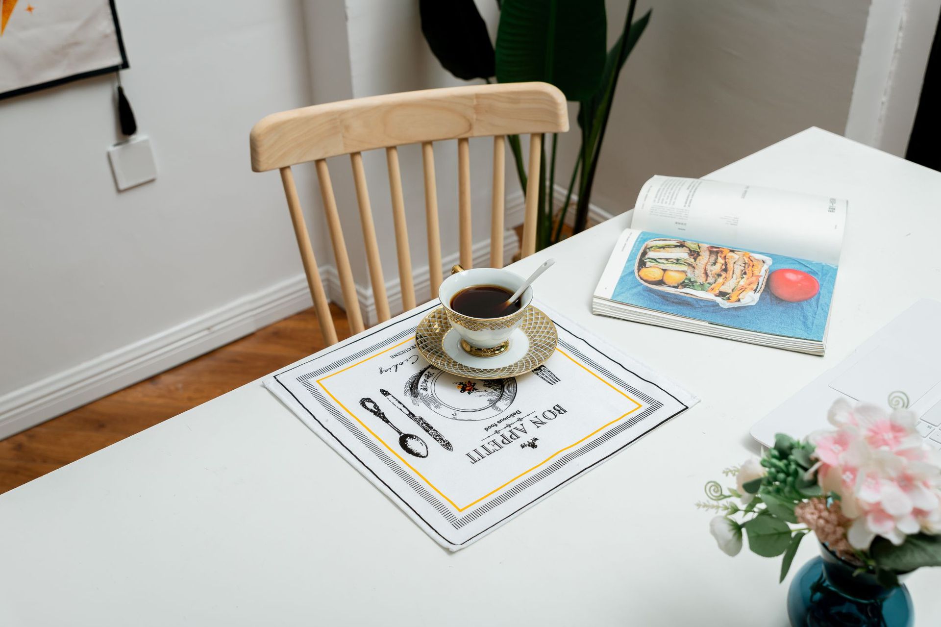 Nordic-style tea towels, placemats, cotton and linen fabric napkins, square home anti-slip napkins, cross-border food background cloth pic 24