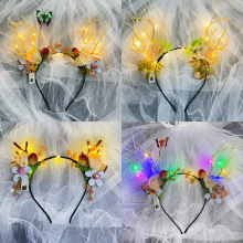 发光玩具 伸缩四节棒大宝剑闪光魔法棒荧光棒LED灯地推扫码小礼品详情29