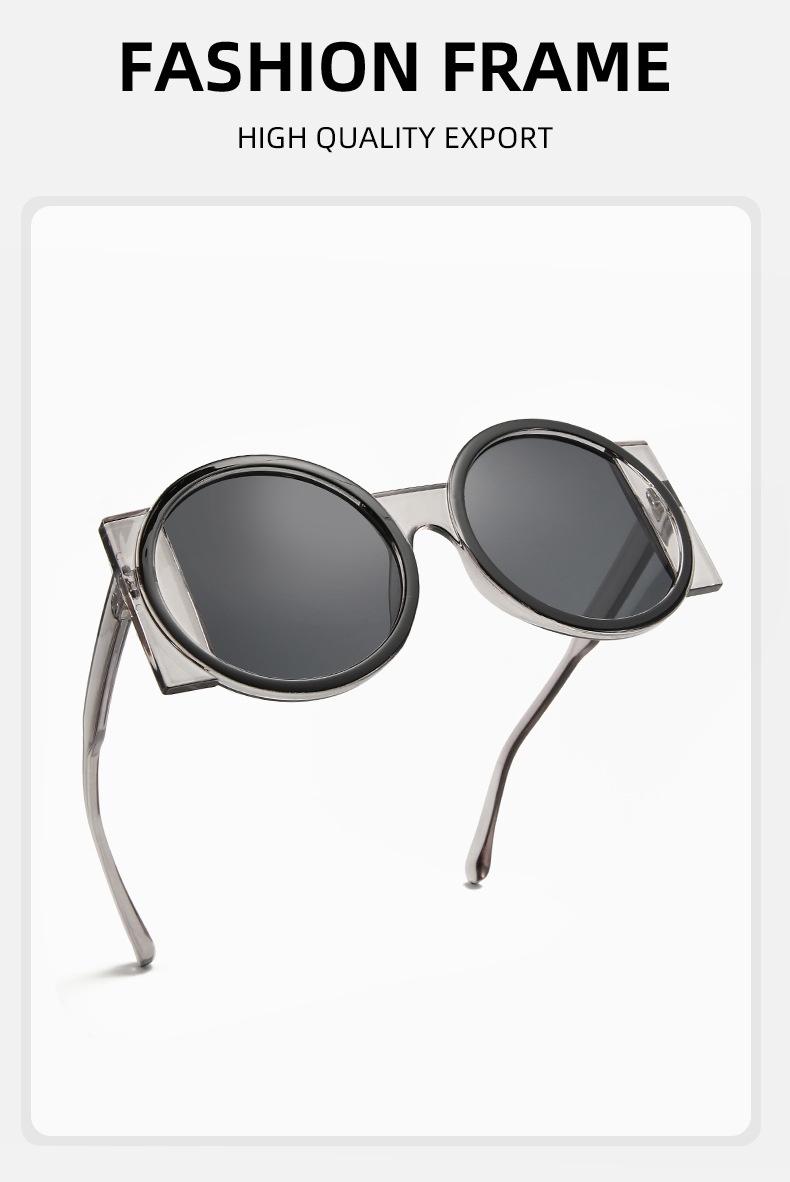 两个圈 个性时尚太阳眼镜欧美穿搭街拍节日派对墨镜T1068详情13