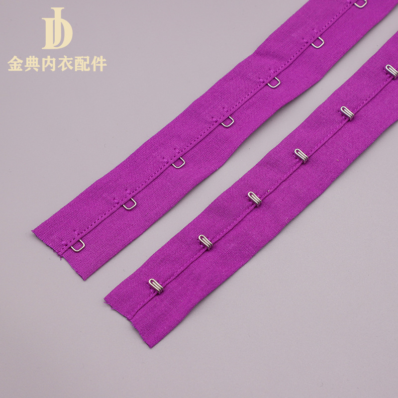 Golden Classic Accessories Underwear Cotton back-buckle size Single Row Stainless Steel Style (Minimum order size 50 per roll) pic 2