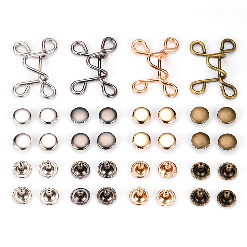 This jeans waist-cinching tool is detachable and tool-free. The waistline can be adjusted from large to small. It features adjustable metal button-free buttons pic 4