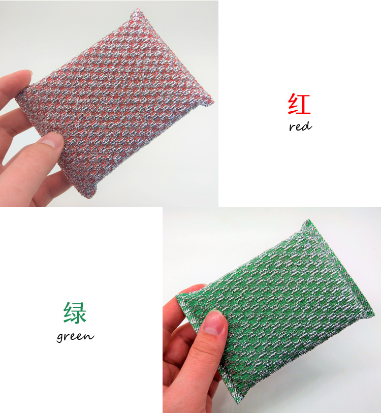 Yijingjie Baili thickened non-stick cleaning cloth, scouring pad, dishwashing cloth, powerful cleaning sponge, pot scrubbing king, durable and easy to clean pic 9