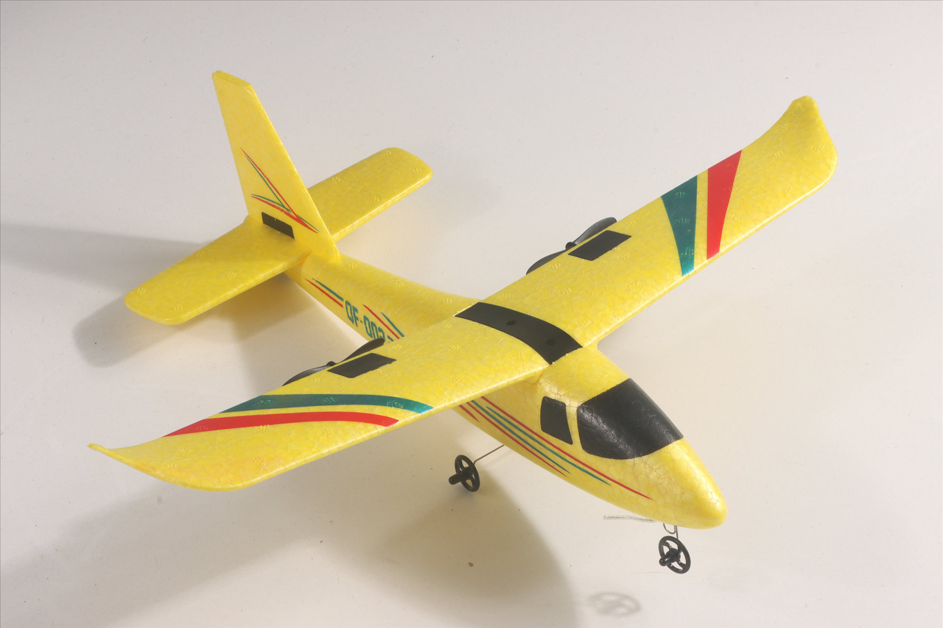 New product QF002 glider, handcrafted aircraft model assembly training, two-channel Cessna remote control aircraft pic 1