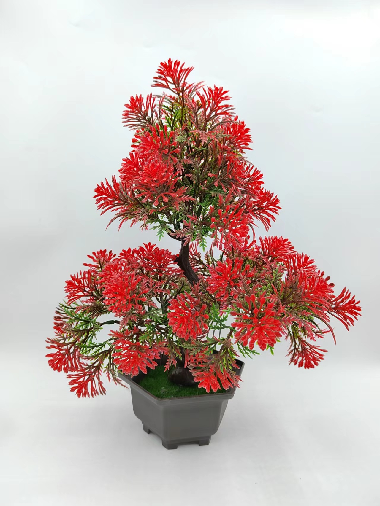 Hongsheng Simulation Craft Creative Simulation pine Bonsai, special tower pine bonsai, hotel and home beautification decoration display pic 1