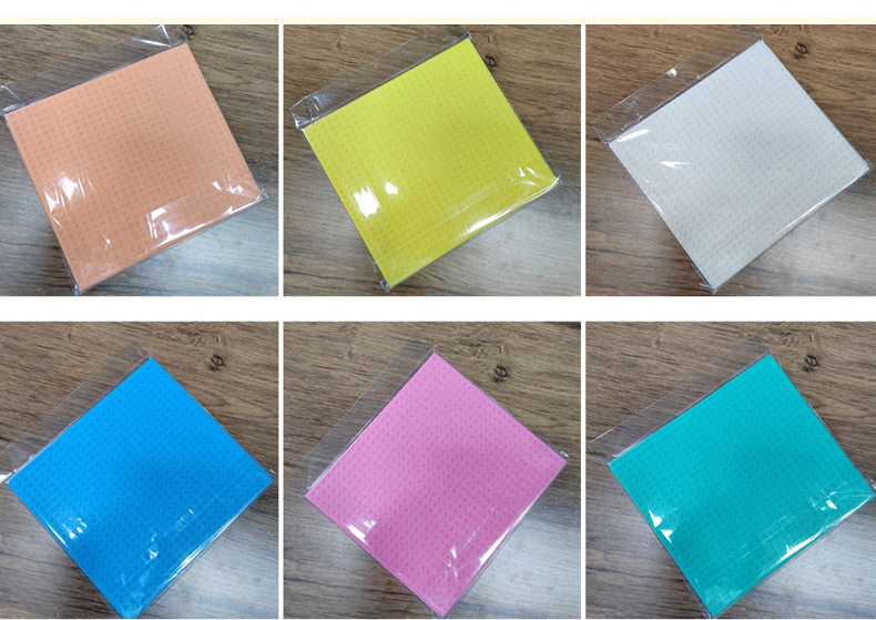 法国木浆棉百洁布洗碗布厨房吸水清洁去污去油吸水压缩木浆棉抹布详情10