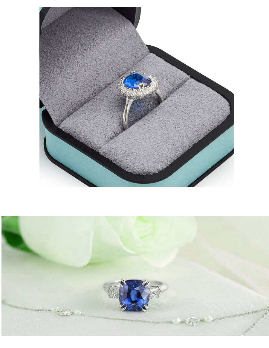 New fashionable pu leather ring box, high-end necklace, jewelry packaging, jewelry box, pendant, bracelet, accessory gift box pic 8