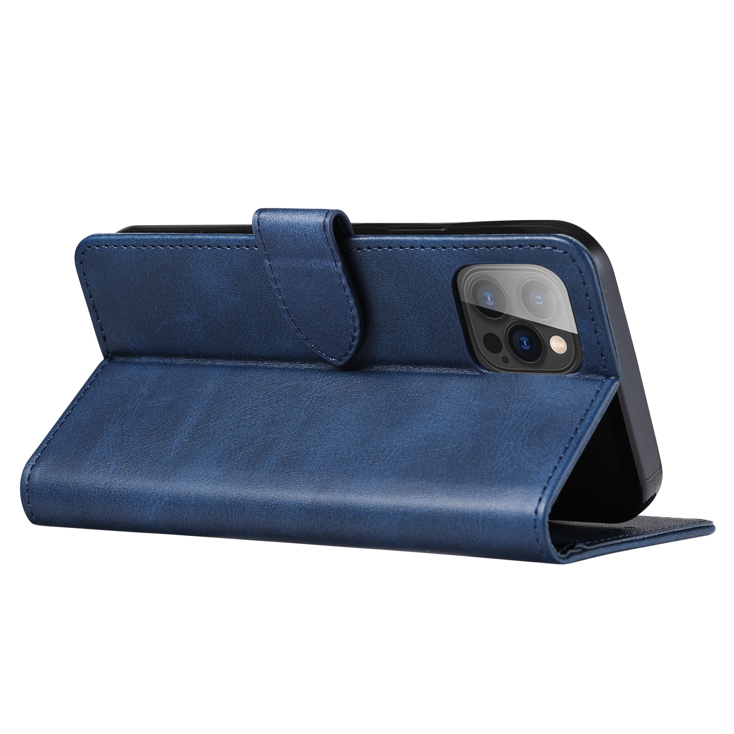 Suitable for iPhone15 wallet case, 8Plus phone case, calfskin genuine leather protective case, and SIM card for iPhone7 pic 31