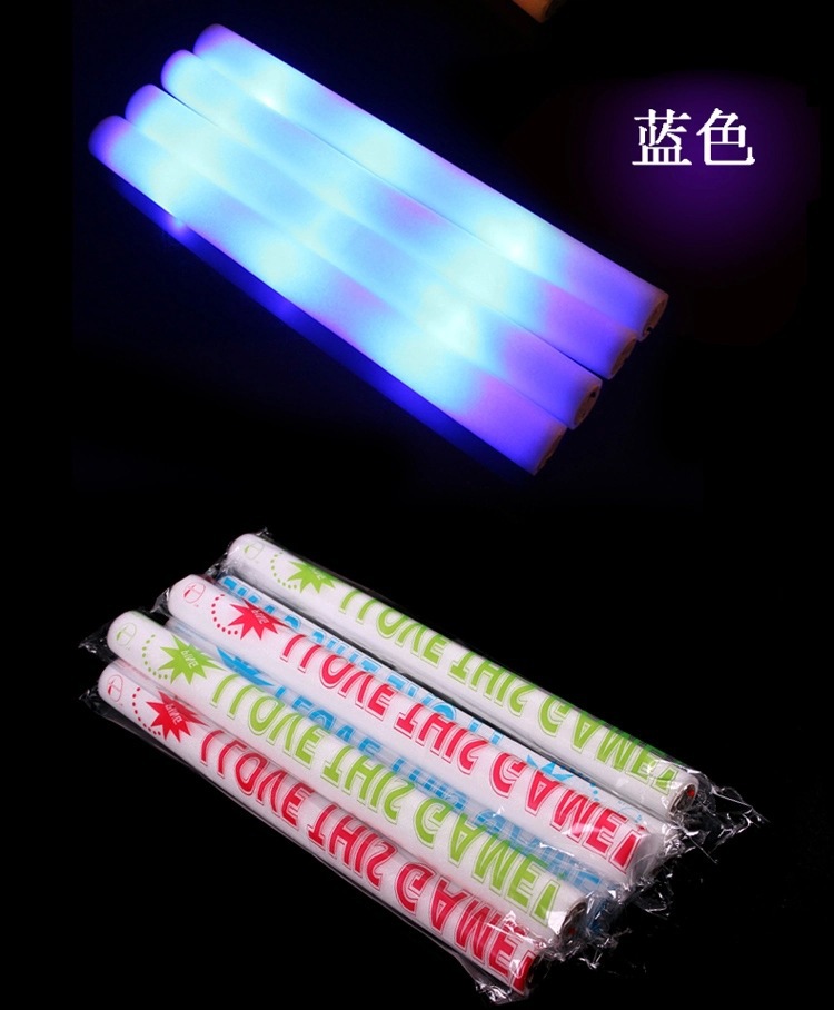 قضبان فلورية من طراز LED FFL من قضبان اسفنجية ملونة كبيرة 48CM عبر الحدود pic 11