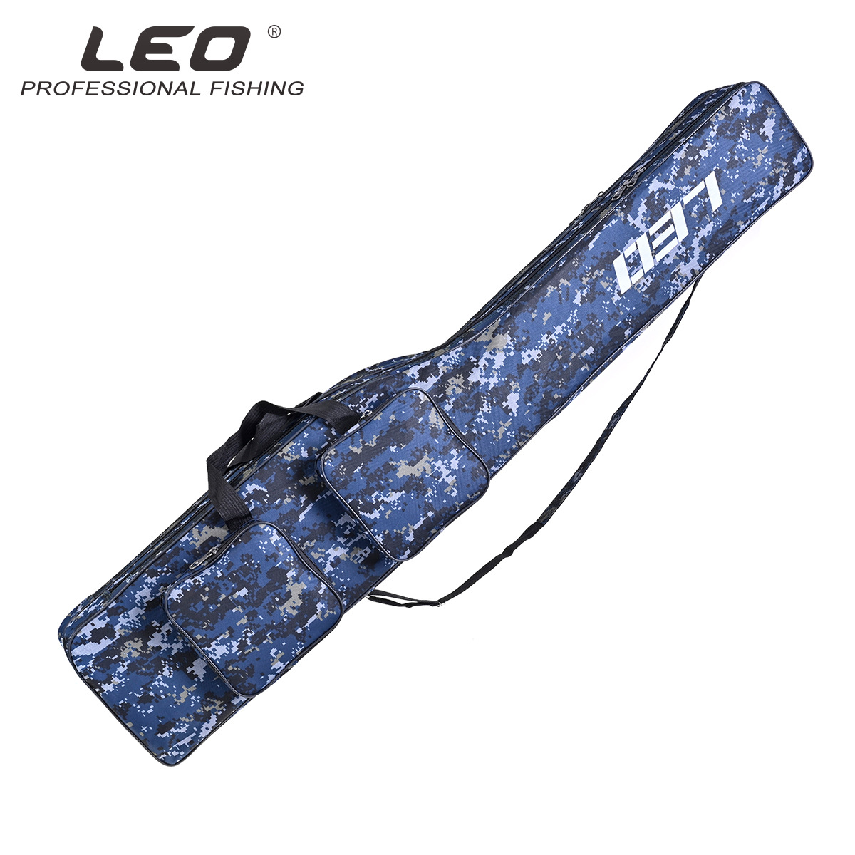 28064 LEO/ Leou [Double-Layer knife-shaped Large-belted Fishing Tackle Bag 1.3m] European-style reservoir fishing rod and sea rod Bag pic 34