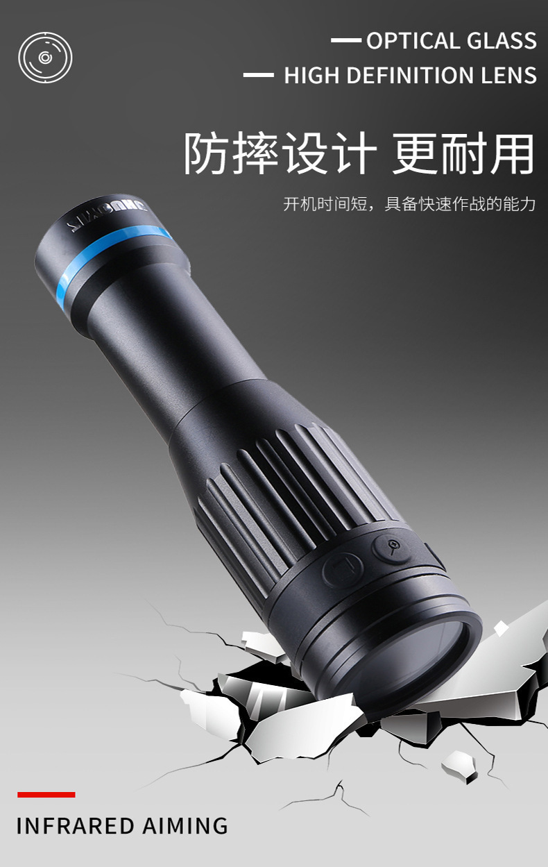 The Aiborui S1 thermal imaging observation mirror is compact, convenient, handheld for bird detection, with multiple display modes and wall-penetrating capabilities pic 1