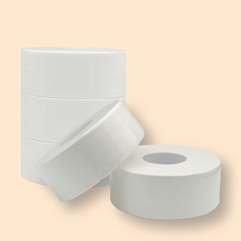 Commercial large rolls of paper, thickened public toilet paper, hotel and guesthouse washrooms and restrooms, large rolls of paper that are not easy to break pic 8
