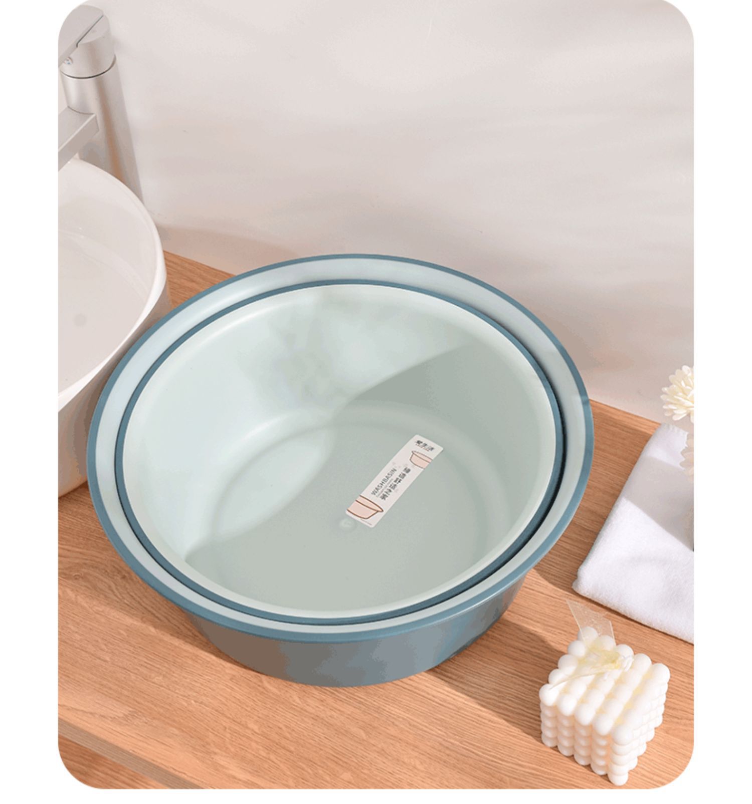 家用脸盆塑料盆子洗衣盆洗脸盆大号加厚学生宿舍洗衣服盆小洗脚盆详情13