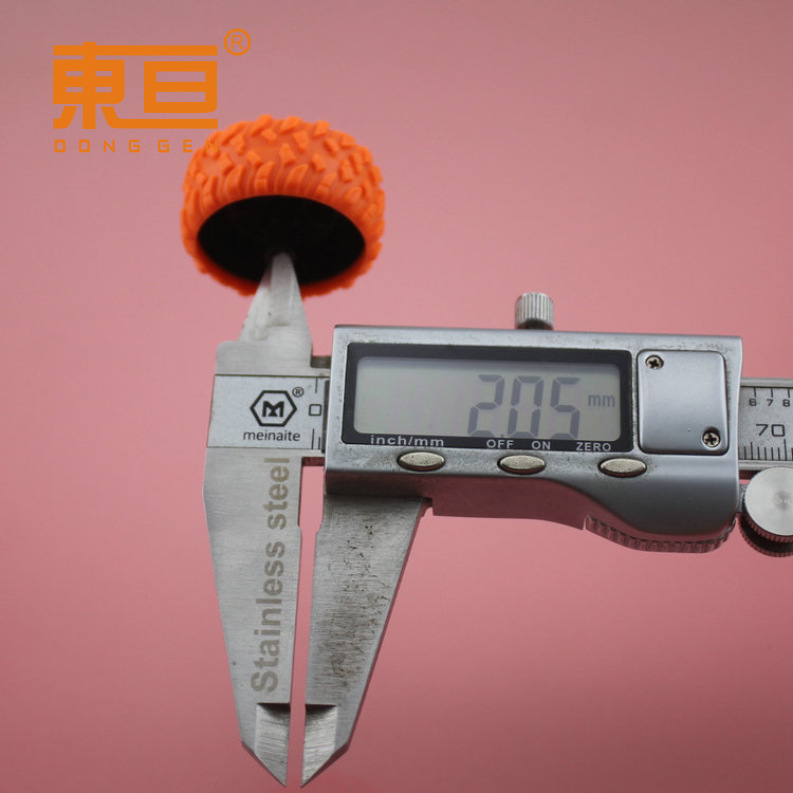 XJ332AH black and orange rubber-coated wheels, rubber wheels, toy wheels, toy accessories, technological building block parts pic 2