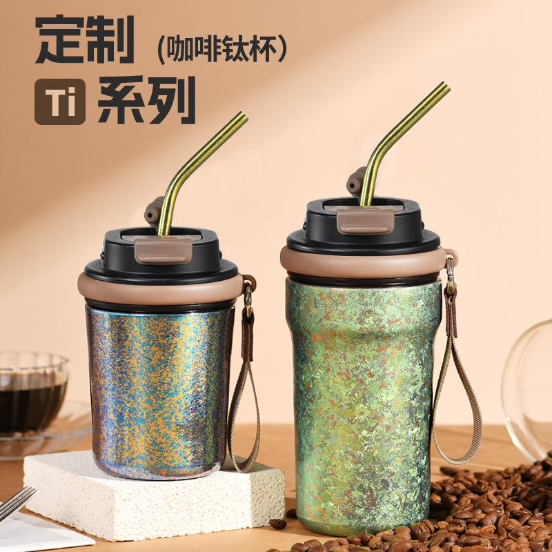 潮牌316不锈钢咖啡杯高颜值陶瓷保温杯便携随行杯子网红水杯定制详情9