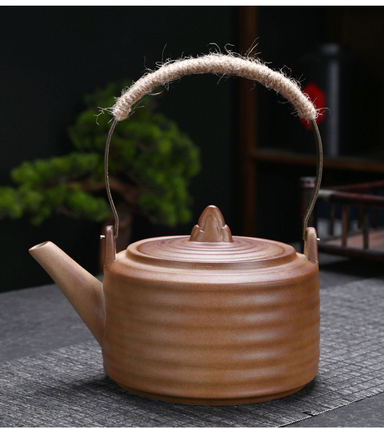 柴烧碳炉煮茶炉一整套茶具古法温茶器围炉煮茶壶南瓜壶中式泡茶杯详情17