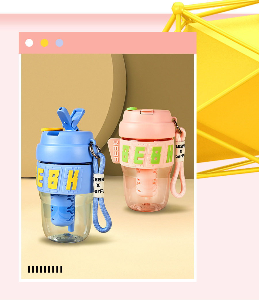 G446 bebk Summer fashion ins style portable coffee cup with high appearance level for both men and women, made of Tritan material pic 4