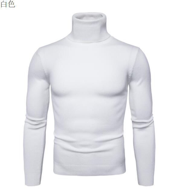 High-neck sweater for men, Korean-style slim-fit sweater, lapel woolen sweater for men, thick base knitted sweater for export pic 45