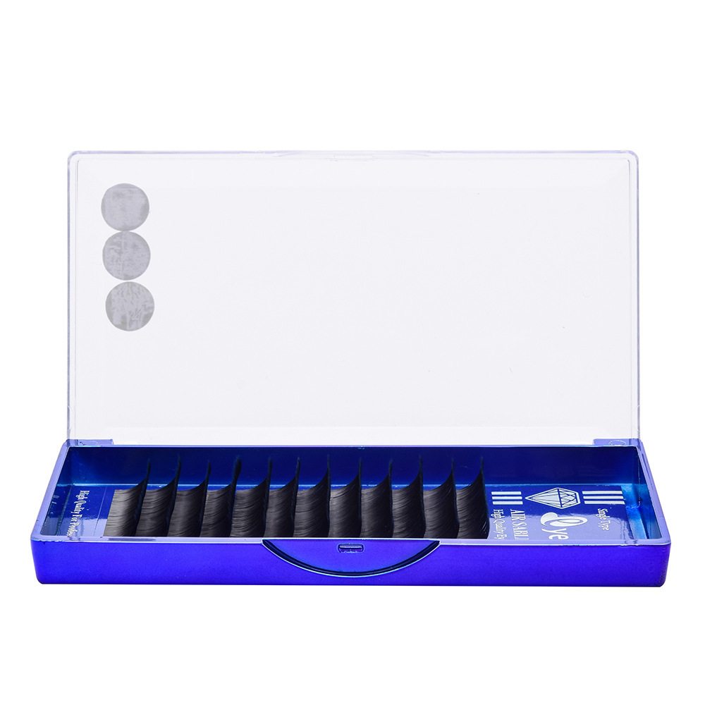 Korean silk eyelash extensions 0.03 ultra-fine flowered eyelash extensions 12 rows JBC curls 8mm-12mm pic 13