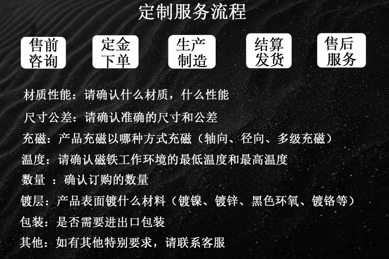 磁铁厂家 钕铁硼强磁圆形方形磁铁片吸铁石耐高温强力磁铁N35-N52详情4