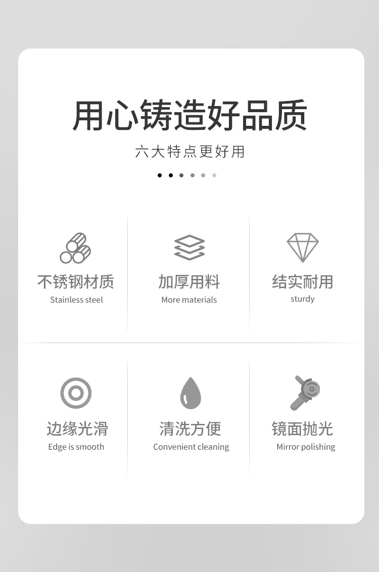 厨具铲子煎铲不锈钢铲子铁板烧铲料理铲牛排烧烤工具套装工厂现货详情3