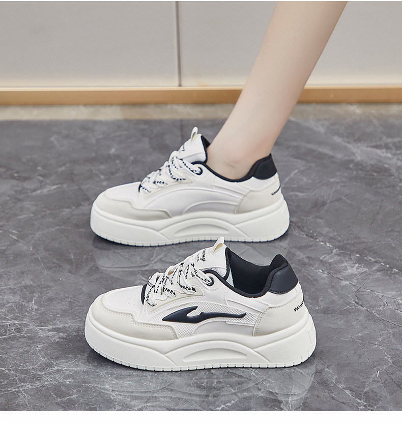 2024秋季小白鞋新款韩版ins女学生厚底增高运动板鞋休闲街拍Q1808详情24