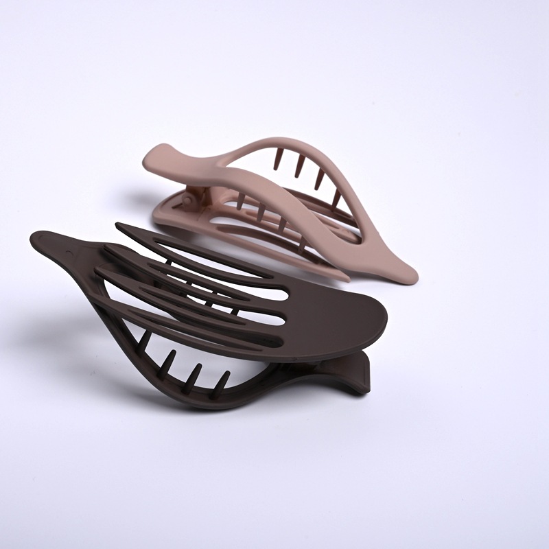 Large oval duckbill hairpin, matte scratch-off hairpin, high-end hairpin, shark clip at the back of the head, straight hairpin accessory pic 17