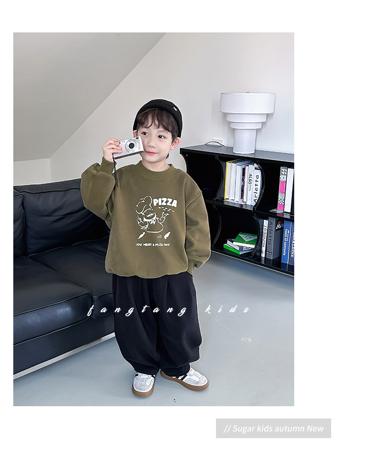 麦可希童装儿童裤子加绒2023秋冬新款韩版男童保暖加厚休闲裤冬装详情10