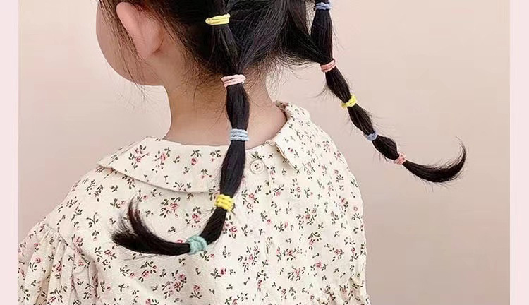 宝宝发圈不伤发儿童皮筋扎头发弹性好橡皮筋女童婴儿小号头绳发饰详情8