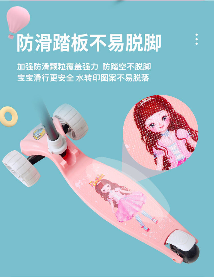 滑板车儿童可坐可滑1-3-6岁三合一男女宝宝玩具车三轮小孩溜溜车详情12