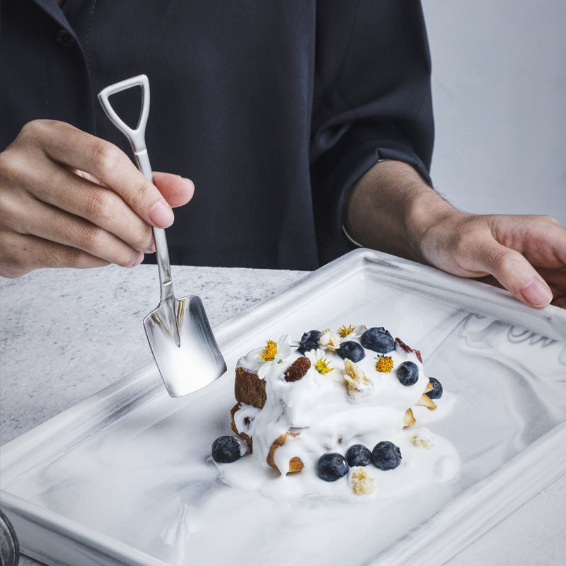 跨境亚马逊不锈钢便携餐具五件套户外旅行露营刀叉勺小勺礼品套装详情17