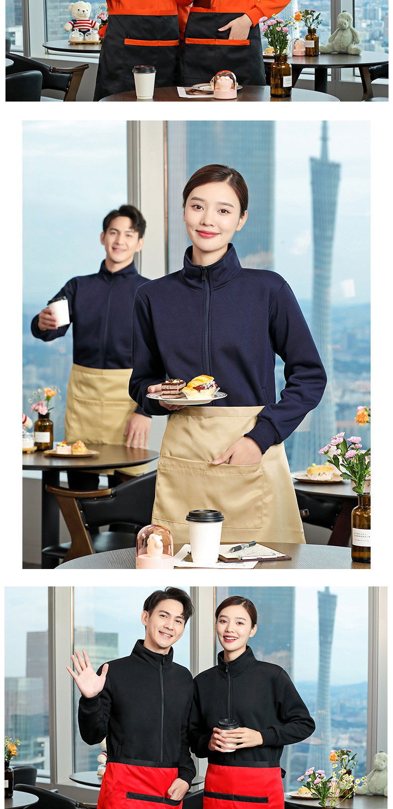 秋冬健康棉立领拉链卫衣工作服定制LOGO团体服文化衫开衫工装外套详情14