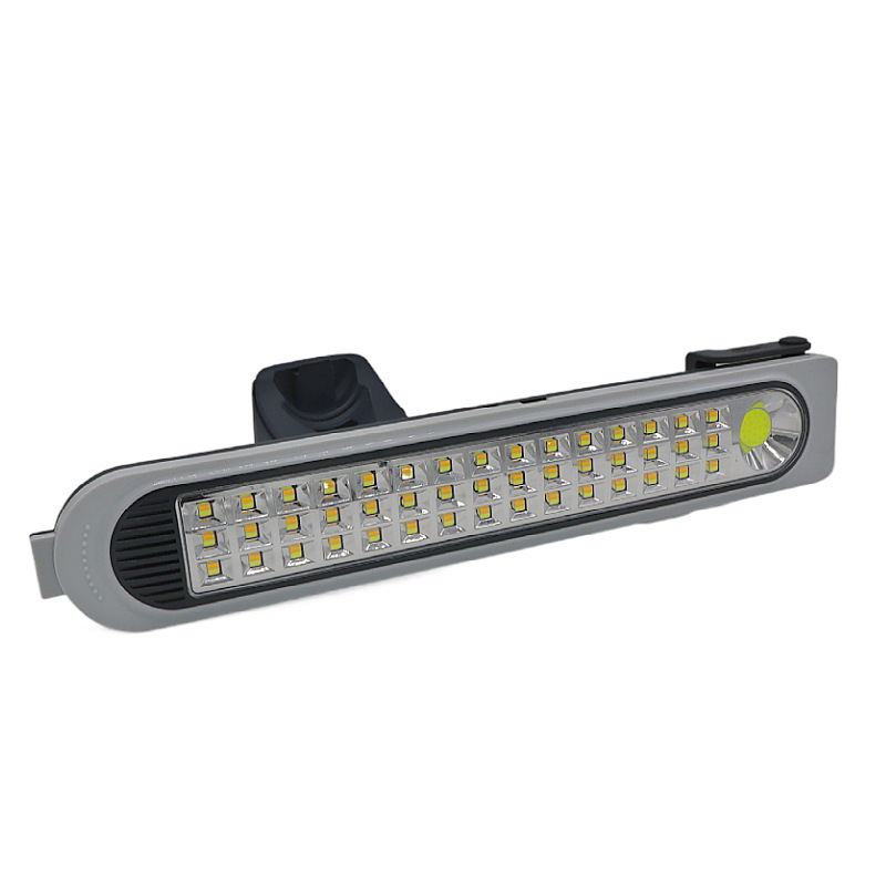 太阳能充电手提探照灯 户外家用便携led应急灯多功能手电筒批发详情2