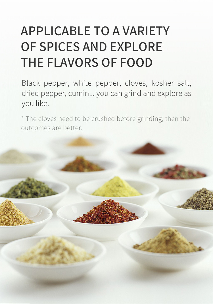 新款研磨器家用黑胡椒海盐研磨器创意重力感应式电动研磨器批发详情4