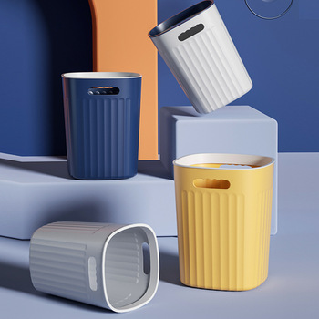 Thickened hand-held hand-pulled garbage bag with automatic closure, classified cleaning and storage bag, 45*50cm, brand new material plastic bag pic 7