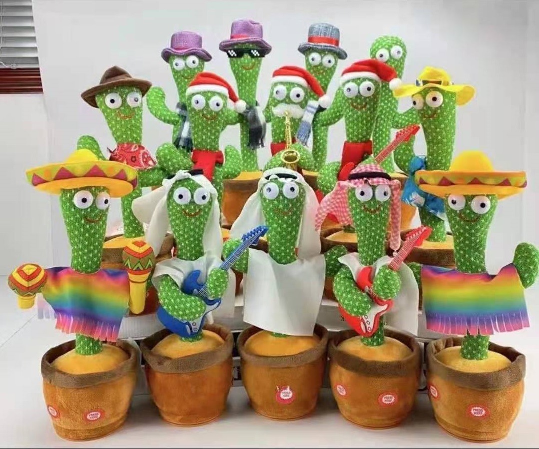 Temblando de bailar con la red del rojo cactus deformar deformar cactus a moverse a cantar bailar cactus juguetes pic 5