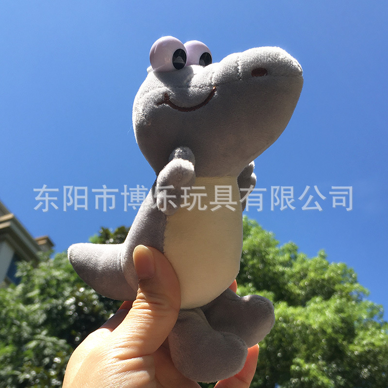Cartoon big-eyed crocodile plush keychains, cute female car bags, pendants, festival gifts, cross-border wholesale supply pic 3