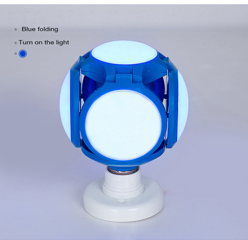 Factory direct sales of LED football lamp e27 ultra-bright constant current foldable bulb 40W, new type of folding ball bulb for export pic 19