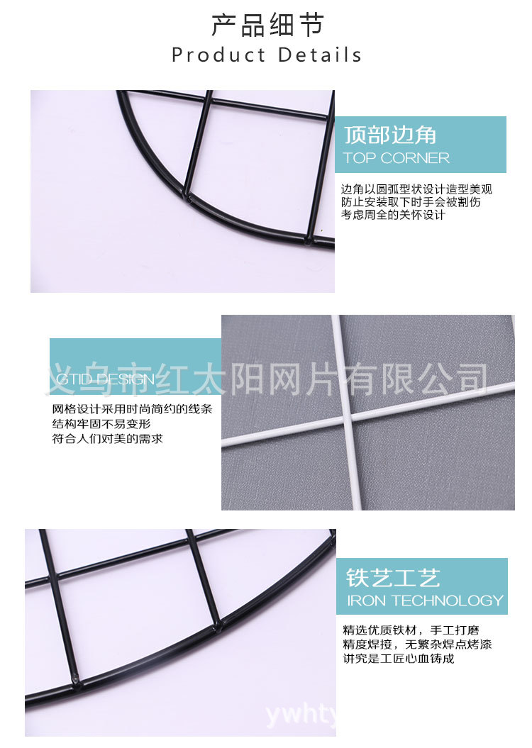 Factory direct sales, popular foreign trade clamps, photo grids, vacuum-formed tape, wooden clamps, postcard decoration small nets pic 8