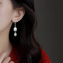 古猫宁 性冷淡风链条流苏耳线女复古德鲁纳酒店李智恩IU同款耳环详情12