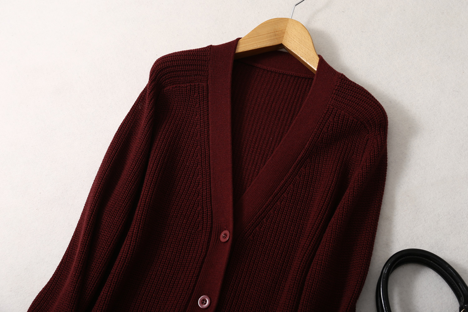 Sweater cardigan autumn and Winter new collection: Knitted silk and cashmere blend cardigan, elegant commuting loose thick knitted sweater for women pic 15