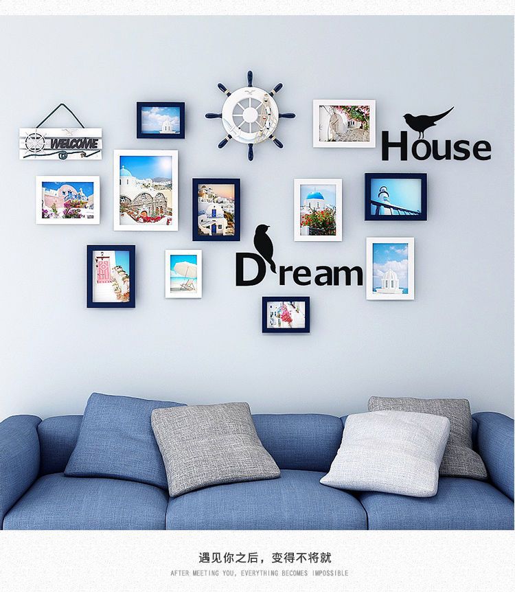 照片墙批发组合相框 婚纱照相架画框创意diy欧式像框挂墙免打孔详情6