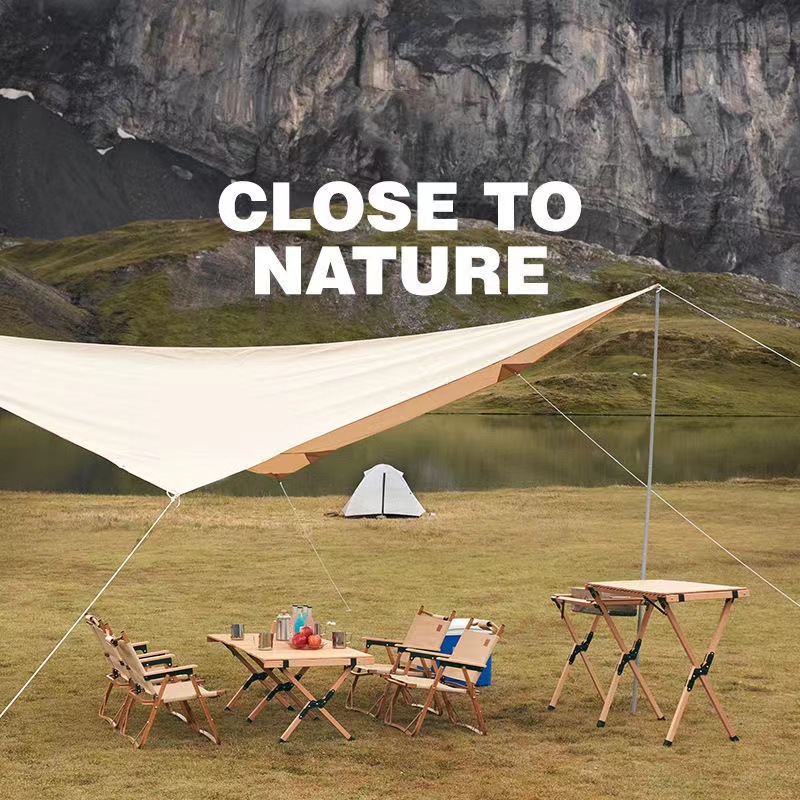Wholesale of outdoor folding tables, chairs, folding stools, portable chairs, Kemite chairs, picnic and camping egg roll table sets from the source pic 1