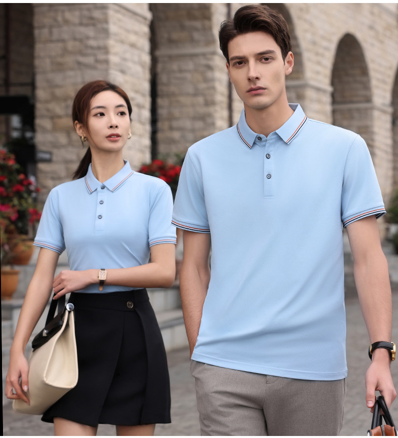夏薄款速干翻领polo衫定制文化广告衫 团队短袖工作版服印字绣图详情29