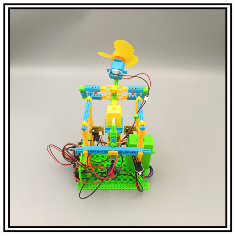 可编程语音扇 图形化编程套件智能语音识别DIY小制作创客教育培训详情3