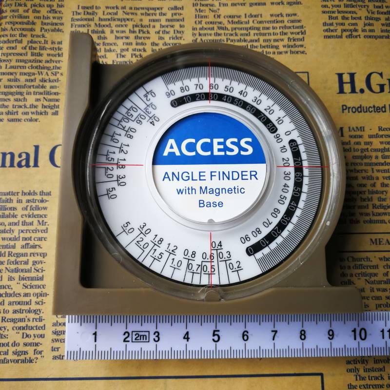 Hengrui multi-functional Angle tilt meter, mason Angle meter, slope meter, slope Measuring instrument, level, Angle ruler pic 2