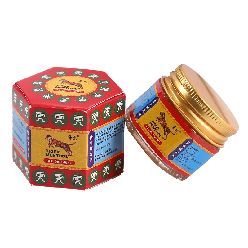 19g晋虎老虎万金油清凉油薄荷发热提神醒脑舟车晕浪外贸跨界货源详情19